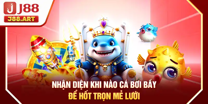 Nhận diện khi nào cá bơi bầy để hốt trọn mẻ lưới